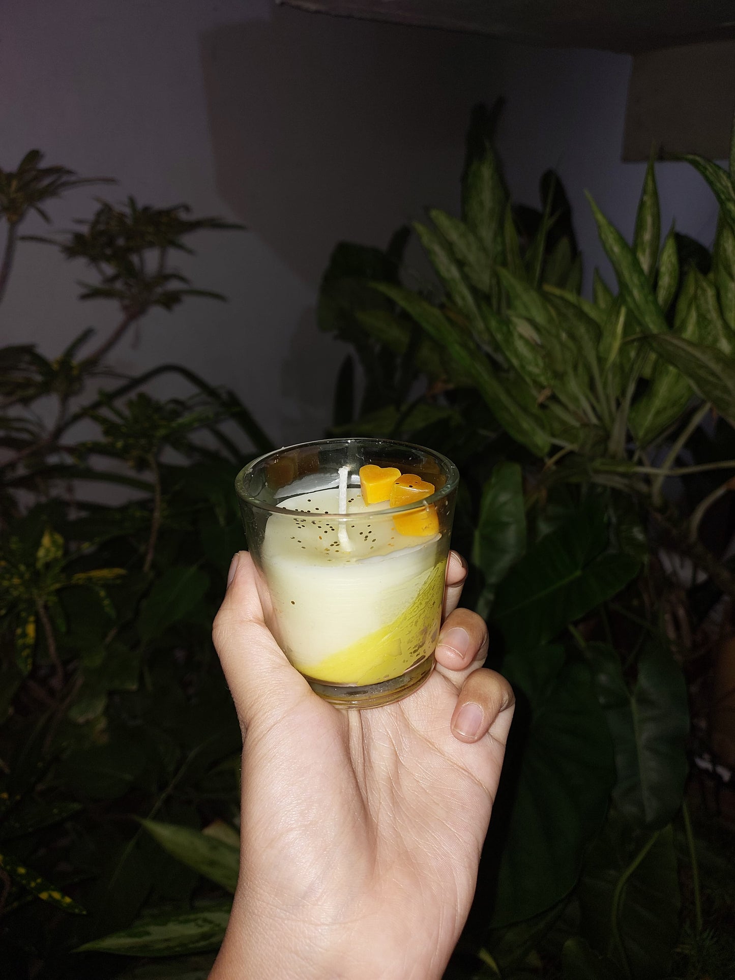 Luxury handmade soy wax candle for cozy home décor and relaxation