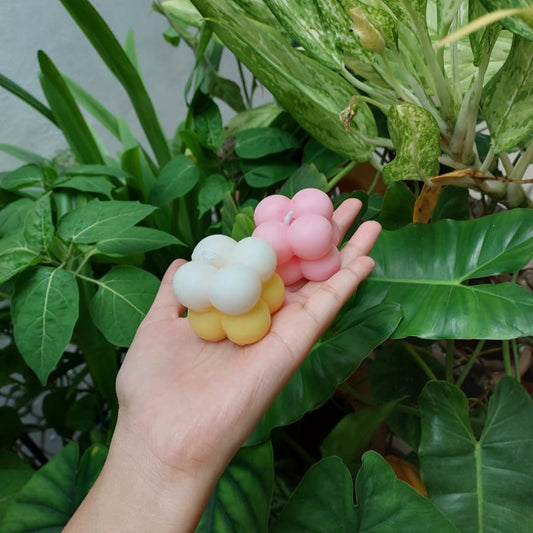Dual-Tone Bubble Soy Candle