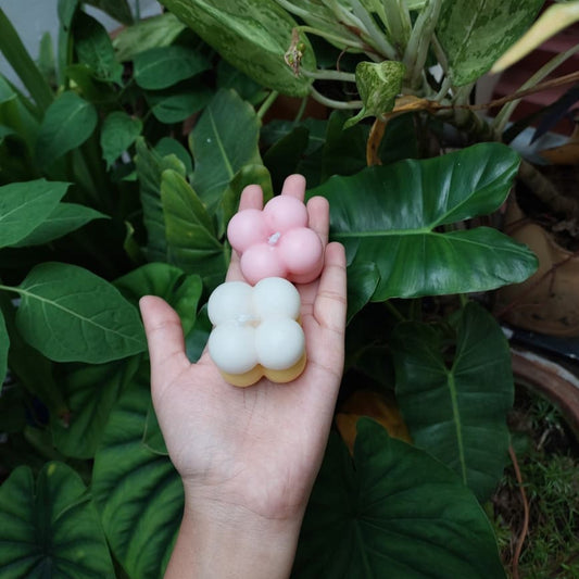 Dual-Tone Bubble Soy Candle