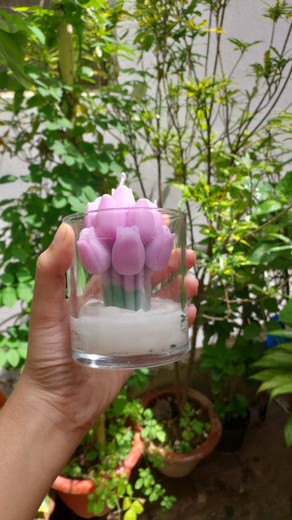 Tulip Bouquet Candle